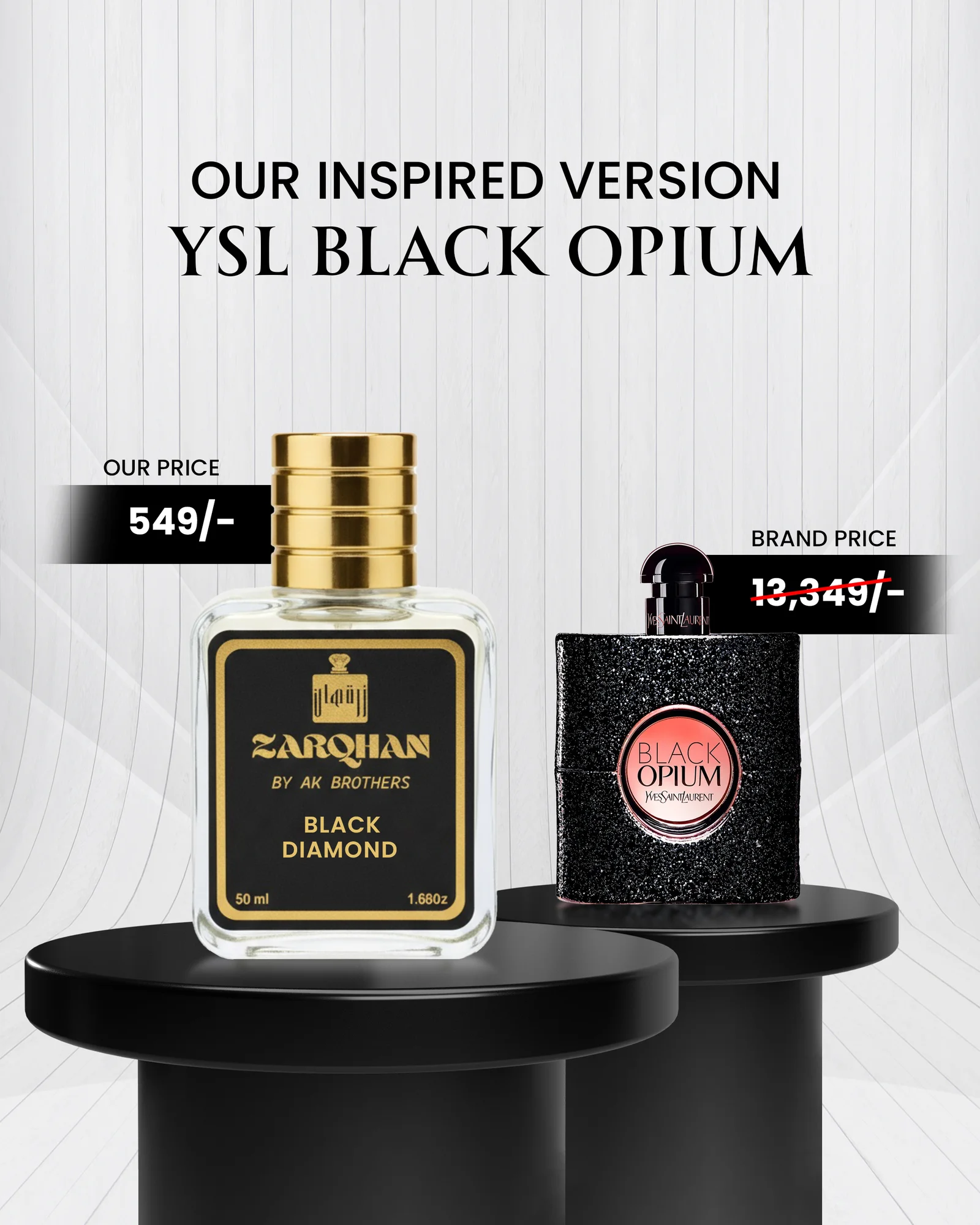 Black Diamond- Inspired by YSL Black Opium.